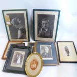 A collection of late 19th/early 20th century photographs, some signed