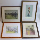 Four various prints