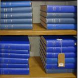 A collection of 21 vintage Match Weekly bound volumes, including 1979-1990