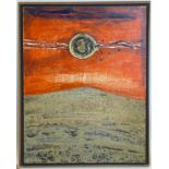 Gordon Rintoul, 'Summer Moon', oil on board, details to verso dated 1968, 60 x 45cm