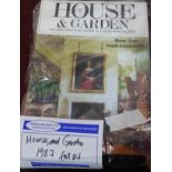A complete year of vintage House and Gardens magazines 1987