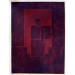 A folio of four abstract prints, to include Robyn Denny (1930-2014), 'Graffiti 22', etching,