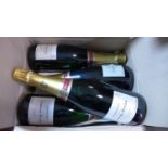 A box of 6 Laurent Perrier brut champagne + 1