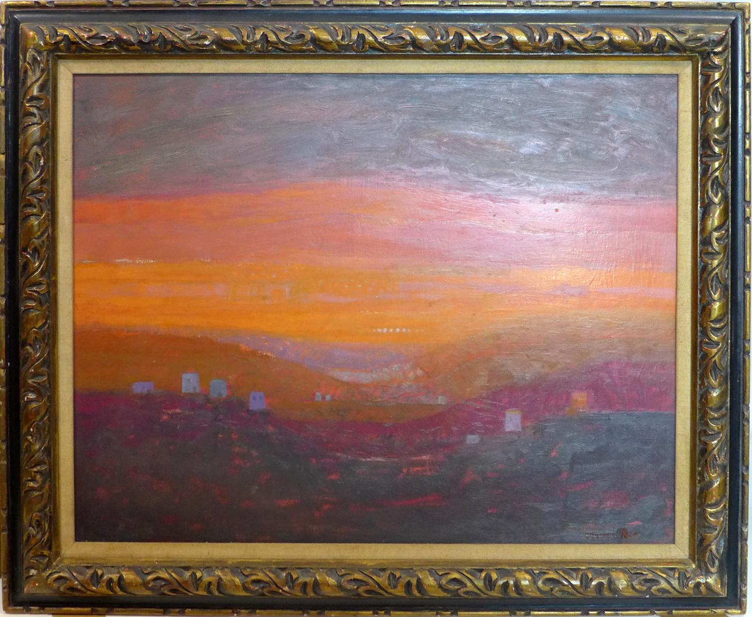 Muriel Rose RBA ROI (1923-2012), 'summertime in Spain', oil on canvas, with gallery label to - Image 2 of 4