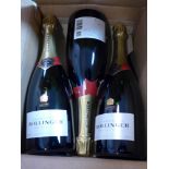 A box of 6 Bollinger special cuvee brut