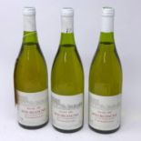 Three bottles of Bourgogne Chardonnay, 1993