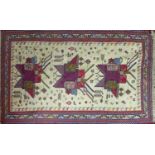 A Persian zoomorphic kelim rug, 170 x 107cm