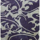 A contemporary Rug Company rug, with purple floral design, 280 x 280cm