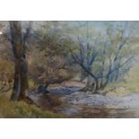 Sybil Austin, country scene, watercolour, unsigned, 25 x 34cm