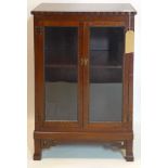 An early 20th century mahogany side cabinet, H.86 W.59 D.33cm