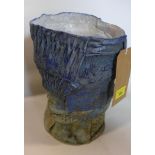 A studio pottery vase, H.28cm