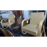 A pair of vintage Alvar Aalto armchairs for Artek