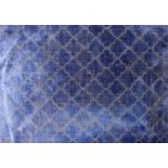 A contemporary woollen midnight blue carpet, 241 x 170cm