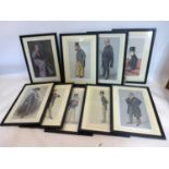 A collection of nine Vanity Fair prints, to include after Ape, Spy and others, (9)
