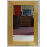 A Conran maple framed mirror, 121 x 80cm