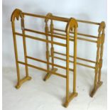 Two 20th century towel rails