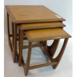 A 20th century G-plan teak nest of tables