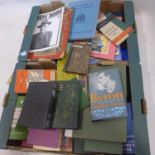A collection of books to include Byron biography, in two boxes