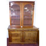 A Victorian mahogany bookcase, H.208 W.136 D.54cm