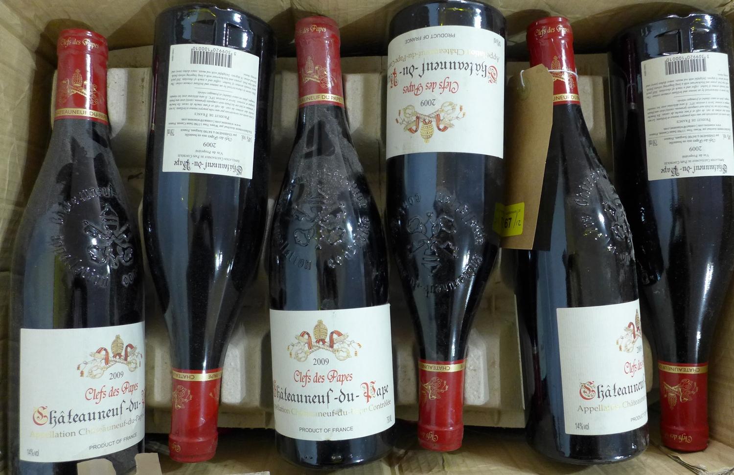 Châteauneuf De Papes, 2009, Clefs de Papes, Paul Avery, 75cl, 12 bottles