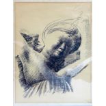 WITHDRAWN-After Emilio Greco (Italian, 1874-1949), 'Head Study', lithograph, 'Emilio Greco - Roma -