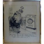 Leslie Grimes (1897 - 1993), "How do you like my new washing machine?", "I was just going to say -