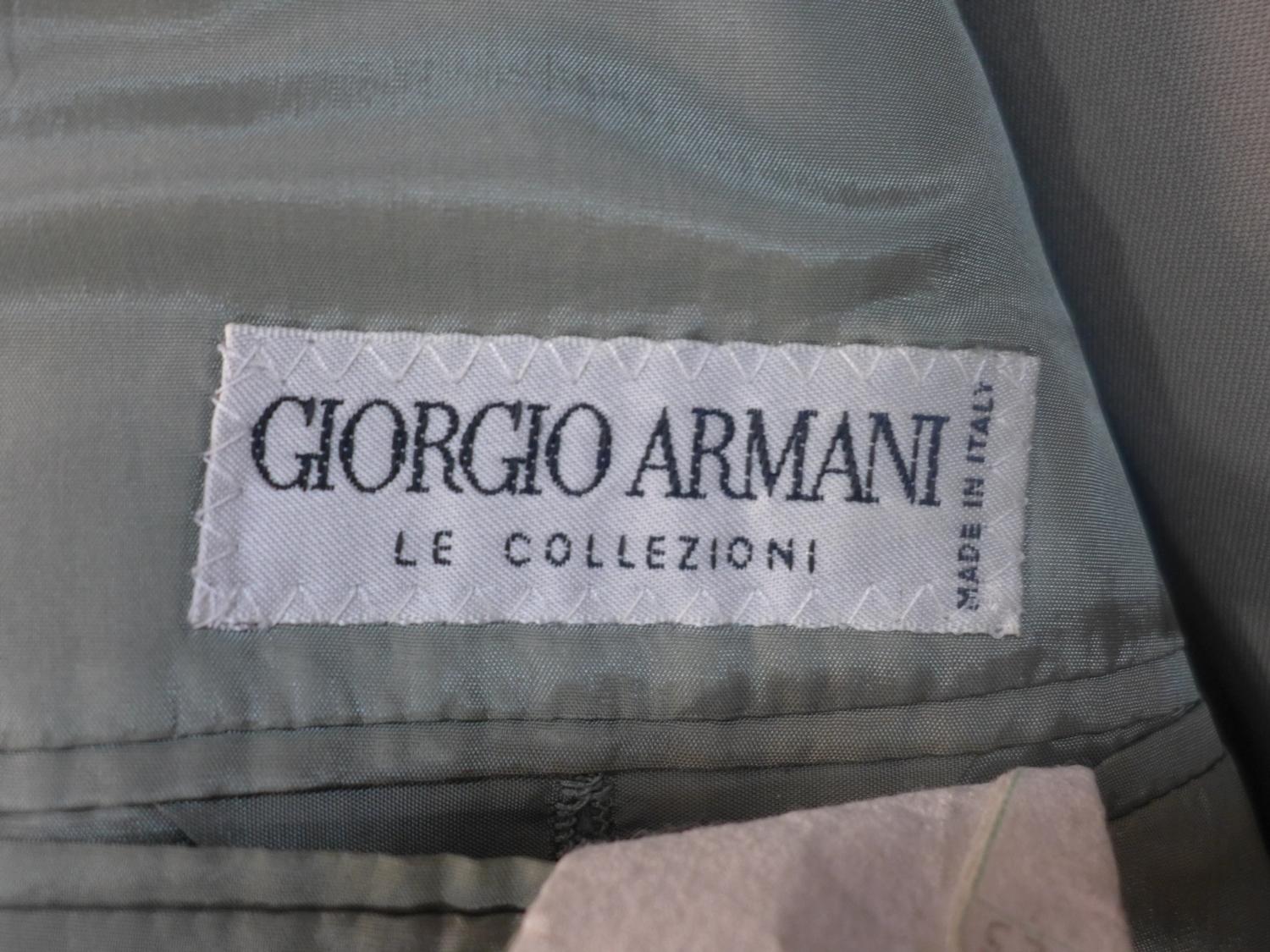 A Giorgio Armani Le Collezioni gentleman's grey woollen suit - Image 2 of 2