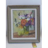 H. Andersoen, A framed early 20th century oil on canvas of a floral still life, signed bottom right,