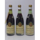 Chassagne-Montrachet, 1966, Confrerie des Chevaliers du Tastevin, Calvet, 3 bottles