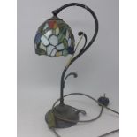 A Tiffany style table lamp