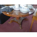 A William IV rosewood breakfast table, H.79 D.132cm