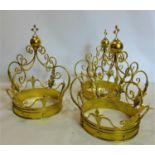 Three large gilt crowns, H.69 (3)
