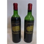 1972 Château Palmer, Margaux, Medoc, 750ml, 2 bottles