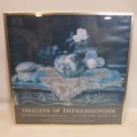 An exhibition poster for 'Origins of Impressionism' at the Metropolitan Museum of Art, Septmber 1994