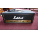 A Marshall amplifier, H: 24 x W: 66 x D: 25cm