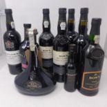 A mixed lot of port, to include 4 bottles of Dow's Master Blend Finest Reserve Port; 1 bottle of