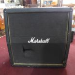 A large Marshall amplifier, H: 69 x W: 66 x D: 35cm