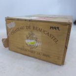 Château de Beaucastel Châteauneuf-du-Pape Rouge 1999, Rhone, 12 bottles