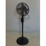 A vintage industrial fan by Cinni, H.123cm