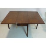 A 19th century mahogany drop leaf dining table, H.72 W.145 D.115cm