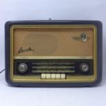 A vintage Bakelite Bush radio, Type VHF 61, in working order
