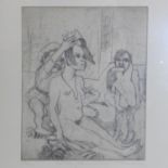 Marcelle Hanselaar, 'African Queen', limited edition etching 3/30, signed and dated 2007 in