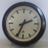 A 1940's Elfema Bakelite wall clock, D.43cm