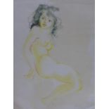 Leonor Fini (Argentinean, 1907-1996), 'Nude Study', limited edition print, signed and numbered 73/75