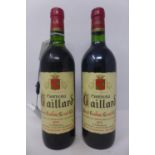 Saint-Émilion Château Gaillard 1979, J.J. Nouvel, 750ml, 2 bottles