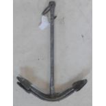 A 20th century anchor, with two arms, H.67cm