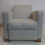 A Pierre Frey upholstered armchair