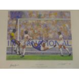 James V Horton (b.1948), 'That Save', artist proof print, signed in pencil, unframed, 57 x 65cm