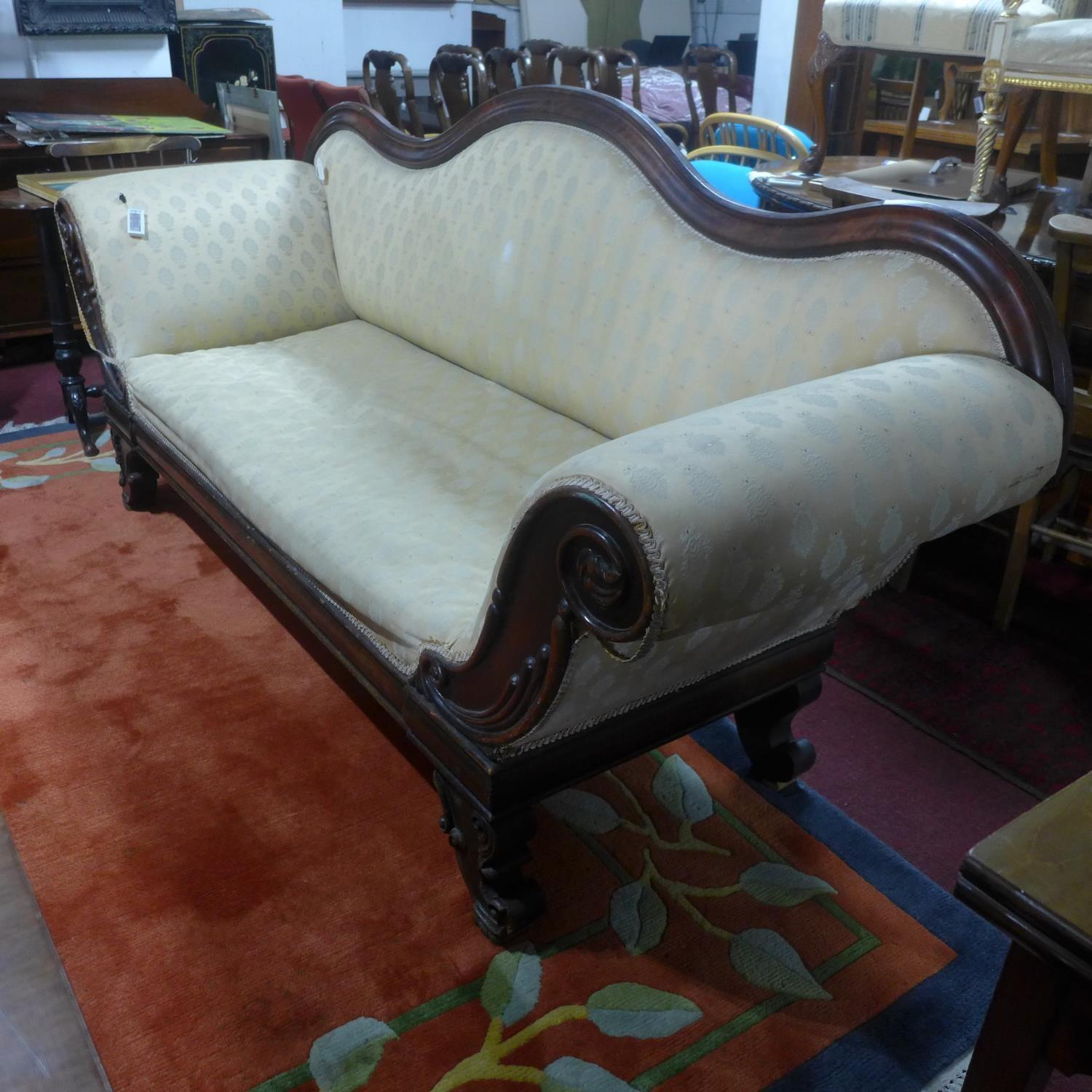 A Regency carved mahogany sofa - Image 2 of 2