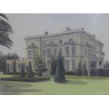 Donald Cook, a limited edition print of Hedsor House, signed in pencil to lower margin, numbered